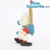 20129: Baseballbatter Smurf - Bat: Lightbrown - Schleich - 5,5cm