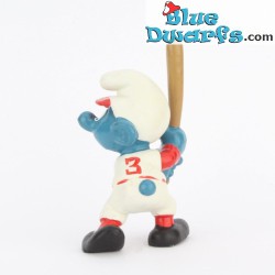 20129: Baseballbatter Smurf  - Bat: Lightbrown -  - Schleich - 5,5cm