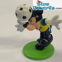 Mickey Mouse - Disney Figurina - Topolino calcio - 7cm