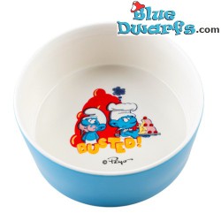 Feeding bowl - Greedy smurf - Duvo plus - 16x16x7cm -1000 ml