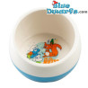 Feeding bowl - The squirrel and clumsy smurf - Duvo plus - 250 ml