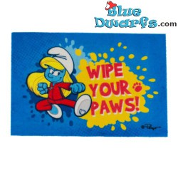 Smurf Doormat - Smurfette Ninja - wipe your paws - Duvo plus - 60x40cm