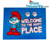 Papa Schlumpf - Die Schlümpfe Fußmatte - Welcome to the Happy place - Duvo Plus - 60x40cm