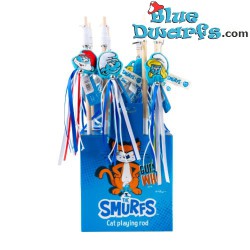 Cat toy - Rod toy - Smurf (embroidered) - Duvo plus - 42x8,5x2 cm