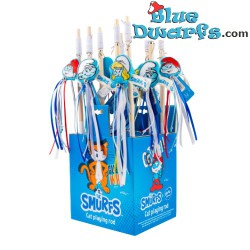 Cat toy - Rod toy - Smurf (embroidered) - Duvo plus - 42x8,5x2 cm