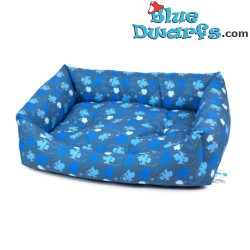 Smurf Dogbed- Rectangular - Smurf pattern - Duvo plus - 85x70x20 cm
