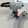 Snoopy Jugador de Fútbol - Figura Snoopy Peanuts - Schleich - +/- 6 cm