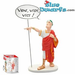 Caesar met tekstballon - Veni Vidi Vici - kunstharsfiguur - Plastoy - 15 cm