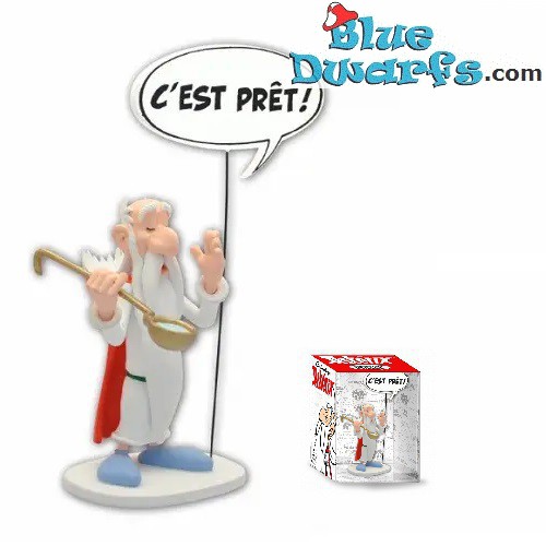 Panoramix Asterix Collection Bulles: c'est prêt - Résine Figurine - 15cm