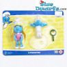 Schlumpfine mit Baby - Plastic beweglichen Schlumpf Spielfigur - DeAgostini - 7cmauf