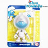 Puffo Astronauta - Plastica puffo mobile - Figurina - DeAgostini - 7cm