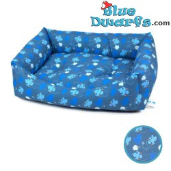 Smurf Dogbed- Rectangular - Smurf pattern - Duvo plus - 110x85x22cm