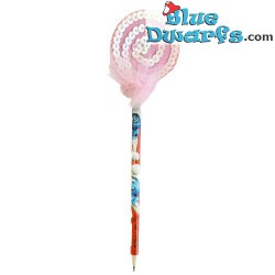 Smurf pencil  - Brainy Smurf with pink top