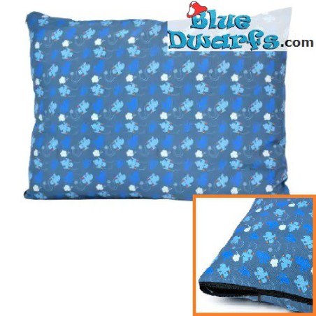 Smurf Dogbed- Rectangular - Smurf pattern - Duvo plus - 80x60x14 cm