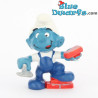 20148: Maurer Schlumpf - Blaue Hose und Rote Steine - Schleich - 5,5 cm