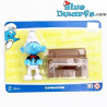 Schlumpf mit Klavier - Plastic beweglichen Schlumpf Spielfigur - DeAgostini - 7cmauf