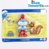 Papa Pitufo veterinario - Plástico pitufo móvil - Figura -  DeAgostini - 7cm