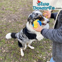 Juguetes para perros - Bola de cuerda de Pitufina - Duvo Plus - 28 cm