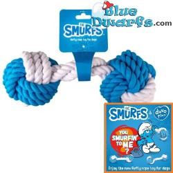 Dog toy - Rope ball of Hefty smurf - Duvo plus - 30 cm