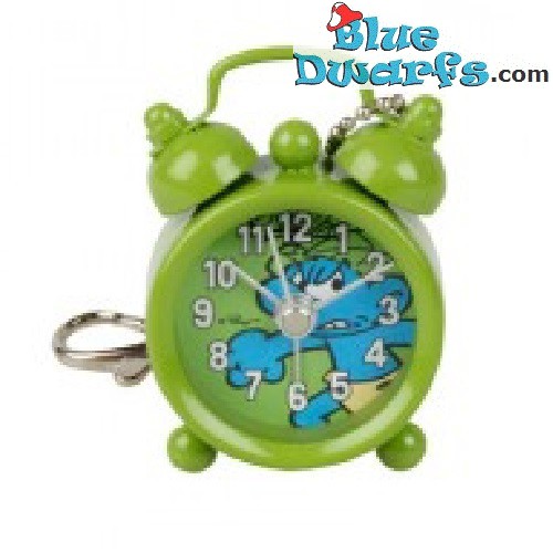 Jungle Smurf mini clock (keyring)