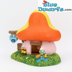 Bos serie - Het huis van duikersmurf - De Aqua Della Smurfen collectie - Polystone beeldje - 17x15x15 cm