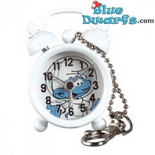 Astro Smurf mini clock with alarm (keyring)