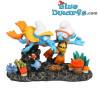 Coral series - The deep-sea divers - The Aqua Della Smurf collection - Polystone statue - 14x7x10 cm
