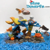 Koralle Serie - Die Tiefseetaucher - Die Aqua Della Schlumpf Kollektion - 14x7x10 cm