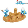 Strand Serie - Die sandburg - Die Aqua Della Schlumpf Kollektion - 21x11x9 cm