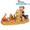 Série plage - Gargamel et Azrael - Les schtroumpfs et La collection Aqua Della - 17x9x9cm