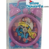 Pitufina con gafas de sol Mini reloj *alarma* (Llavero)