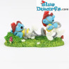 Serie foresta - Il corpo dei pompieri - I puffi e la collezione Aqua Della - 15x7x8 cm