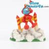 Forest series - The jetpack - The Aqua Della Smurf collection - Polystone statue -11x8x11 cm