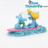 Water serie - 4 figuurtjes - De Aqua Della Smurfen collectie - Polystone beeldjes