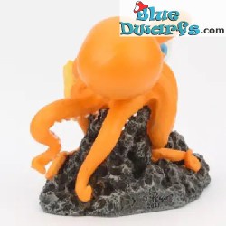 Coral series - The Octopus in love - The Aqua Della Smurf collection - Polystone statue - 13x8x10 cm
