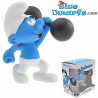 Haltérophile Schtroumpf - Résine Figurine - Plastoy - 10cm