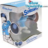 Gewichtheffer smurf - kunstharsfiguur - Plastoy - 10 cm