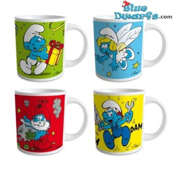 4 x smurf mug (20,7 cl)