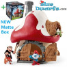 Smurfenhuis Schleich met 2 smurfen - Matte box