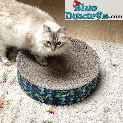 Scratching board - Smurf Cat toy with brainy smurf pattern - Duvo plus - 41x41x10cm