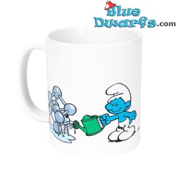Atomium Smurfs Mug - Smurf with green watering can - 320ML