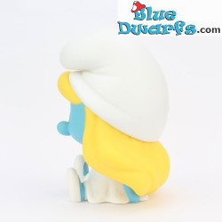 Schlumpfine und Schlumpf - Mini-Spardosen - Plastoy Chibi Serie - 16 cm