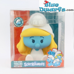 Smurfette and Smurf - Mini Piggy Banks - Plastoy Chibi Series - 16 cm