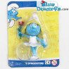 Schlumpfine mit Blume - Plastic beweglichen Schlumpf Spielfigur - DeAgostini - 7cmauf