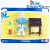 Physikerschlumpf mit Tafel - Plastic beweglichen Schlumpf Spielfigur - DeAgostini - 7cmauf