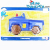 Auto della polizia - Plastica puffo mobile - Figurina - DeAgostini - 7cm