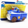 Coche de policía - Plástico pitufo móvil - Figura -  DeAgostini - 7cm