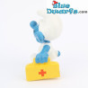 20054: Sanitäter schlumpf - gelbe Koffer mit Kreuz - Schleich - 5,5cm