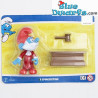 Grote smurf als rechter - Beweegbare smurf - Smurfen Speelfiguurtje  - DeAgostini - 7cm