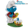 Smurfen - 9 smurfen set -  Omgekeerde smurfen - Kinder Suprise 2008 - 4cm